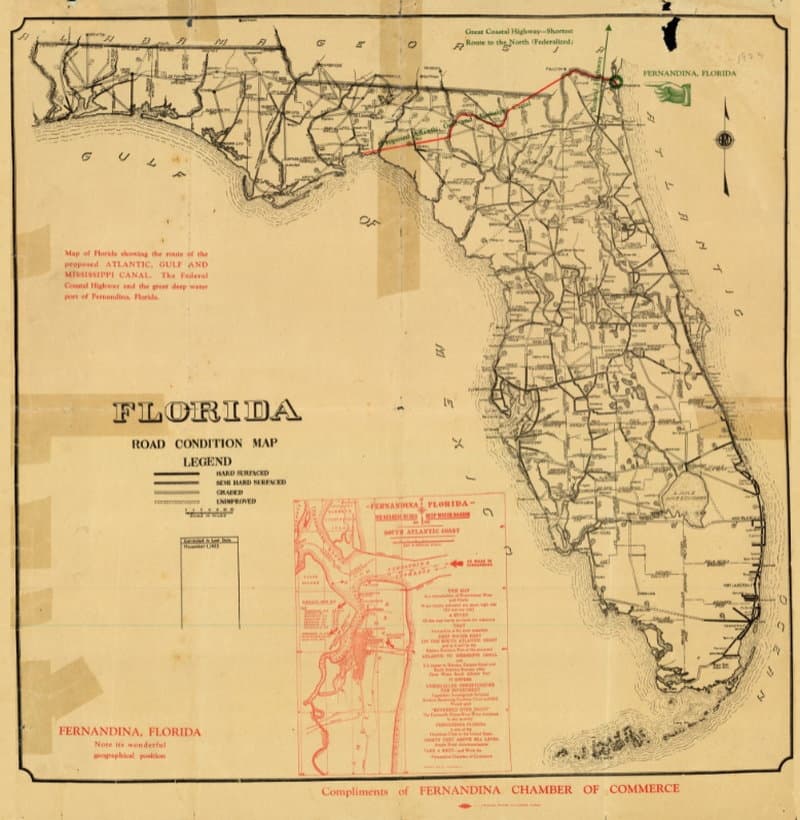 Florida Vintage Maps Track State S Growth