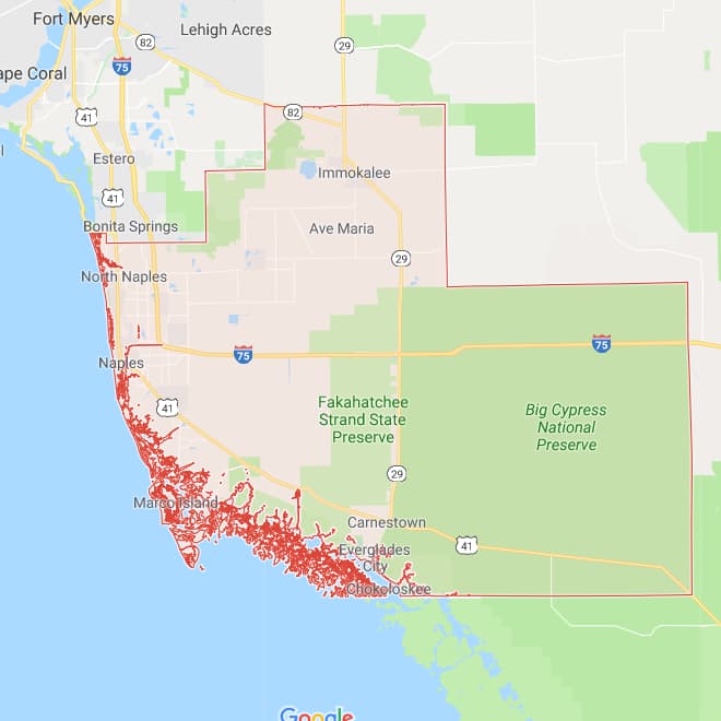 Florida County Boundary And Road Maps For All 67 Counties 5037