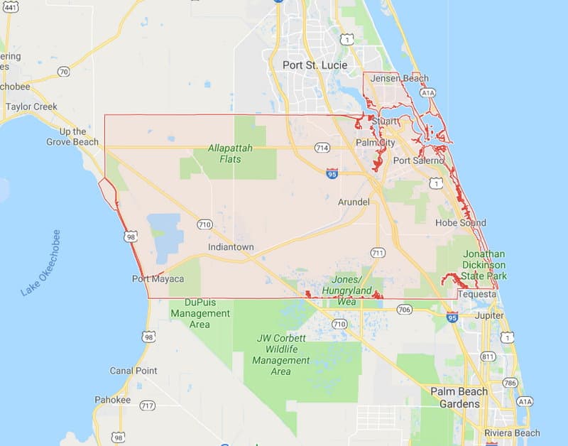 Florida County Boundary And Road Maps For All 67 Counties 9483