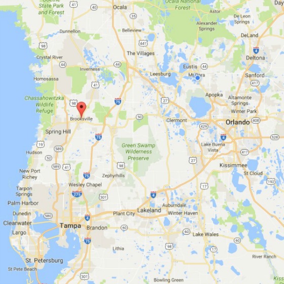 Brooksville Florida Zip Code Map   BrooksvilleLocationMap 