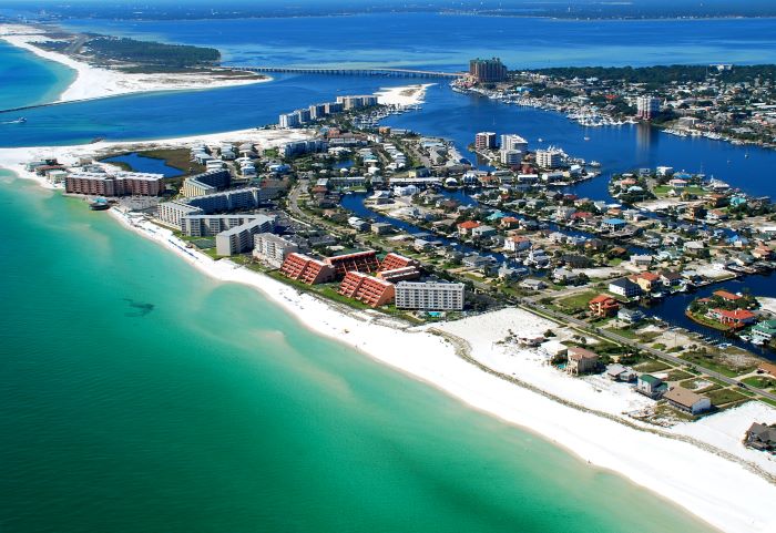 Aerial View of Destin