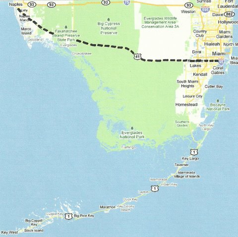florida map road trip