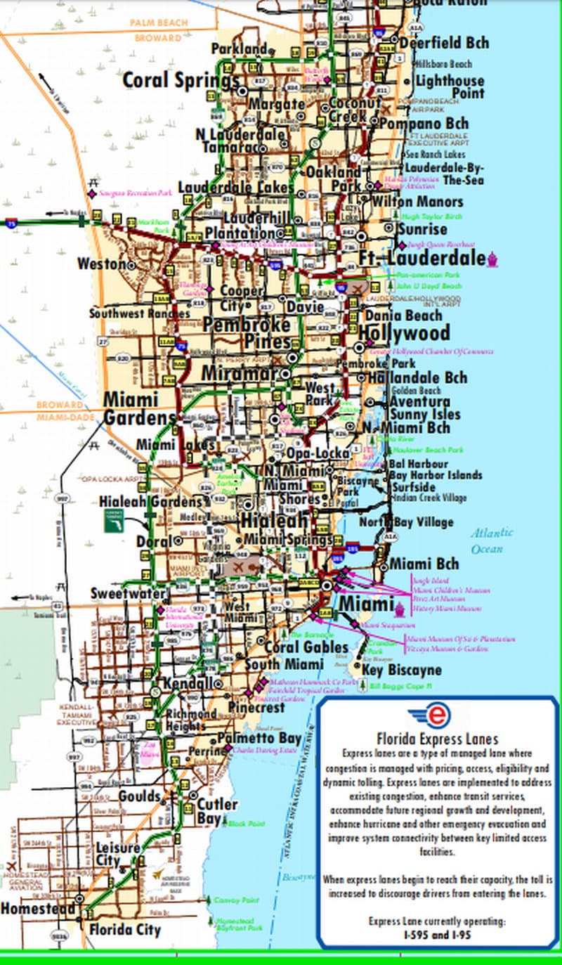 Maps Of South Florida Florida City Maps: Street Maps For 167 Towns and Cities