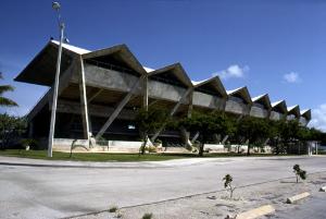 Miami Marine Stadium upon completion in 1963 on Virginia Key, Miami, Fla. –  Florida's Big Dig
